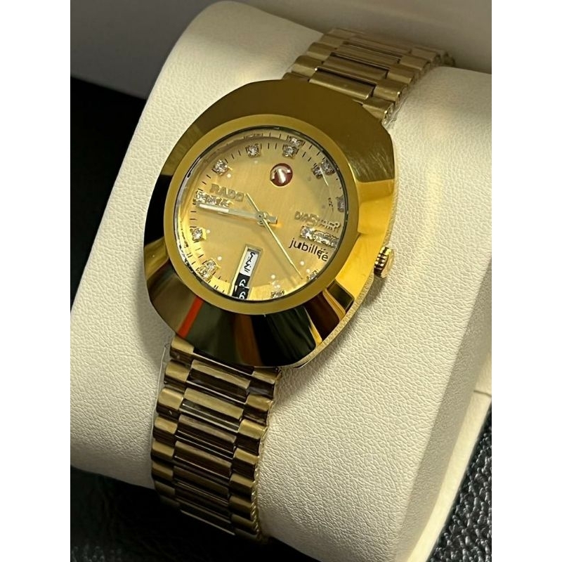 100 original Rado Diastar stainless steel jam tangan Lelaki Automatik watches for men s 36mm diameter with free box Shopee Malaysia