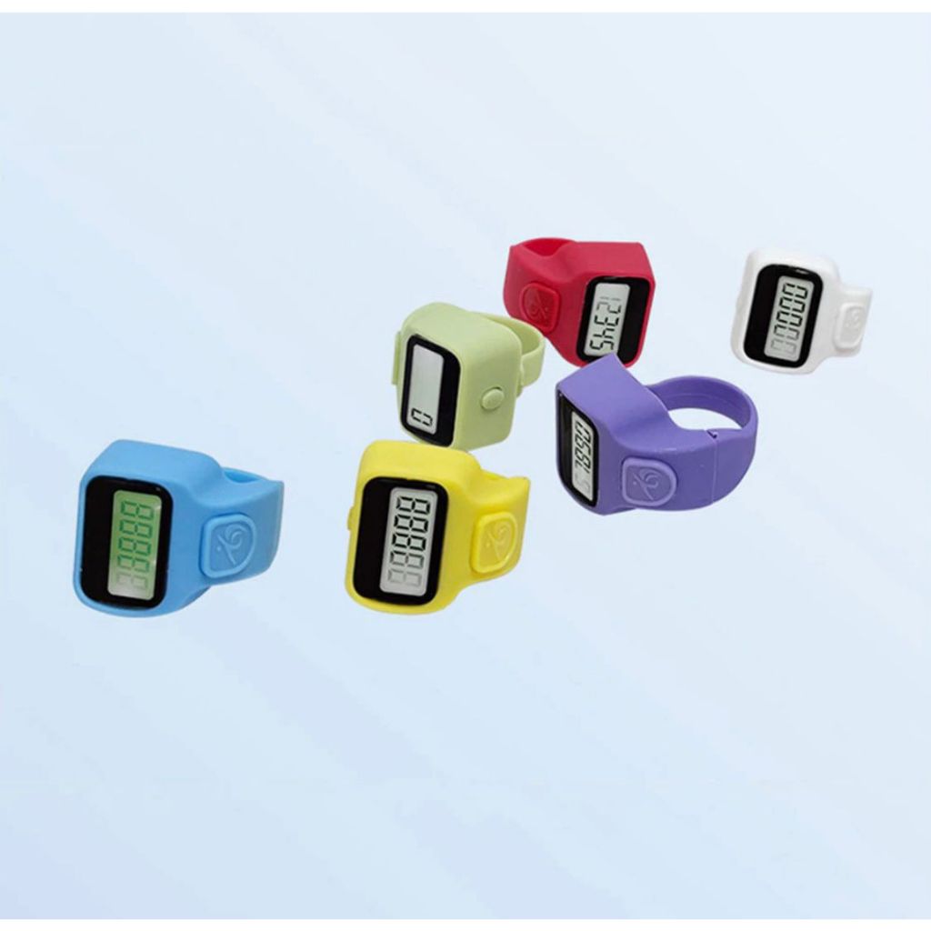 Zikir Ring Counter Convenient Mini Electronic LED Ring Counter People ...