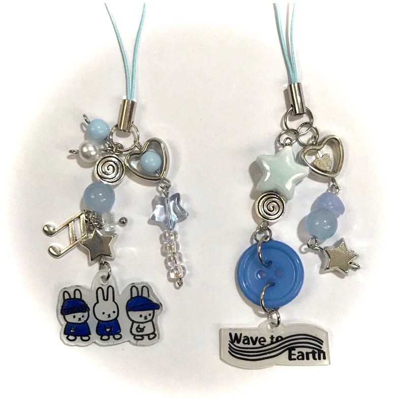 wave to earth w2e band kpop shrinkydink phone charm keych strap ...