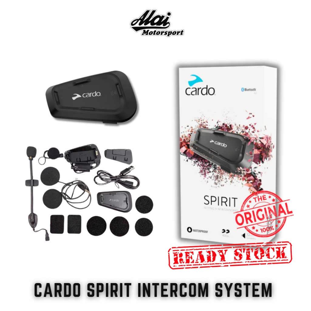 Cardo Spirit | Intercom System | Intercom Helmet | cardo | Spirit ...