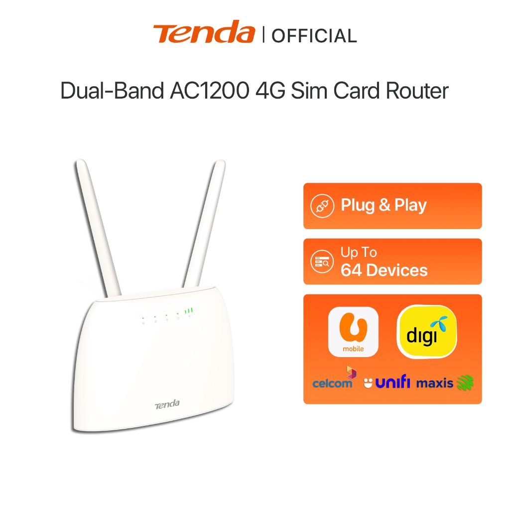 Router 4G LTE WiFi AC1200 Dual-Band Con Slot SIM - Plug & Play, Antenne Esterne, Perfetto Per Casa E Ufficio - Foto 5