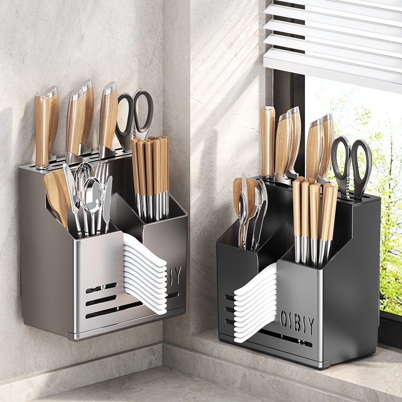 Kitchen knife holder multi-functional knife storage rack for kitchen ...