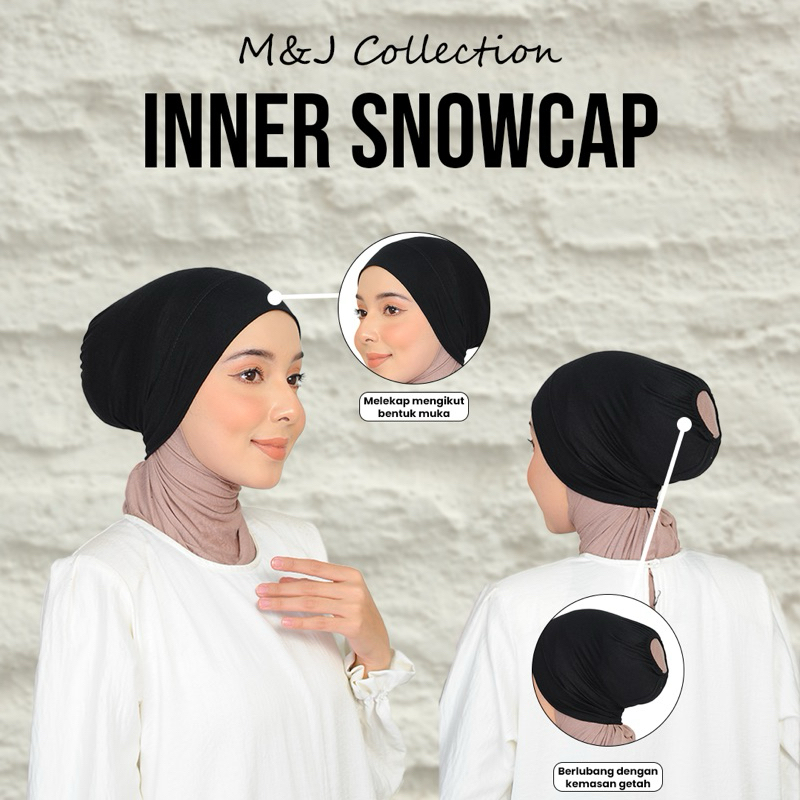 Premium Cotton Anak Inner Snow Cap,Anak Tudung sarung cotton,inner ...