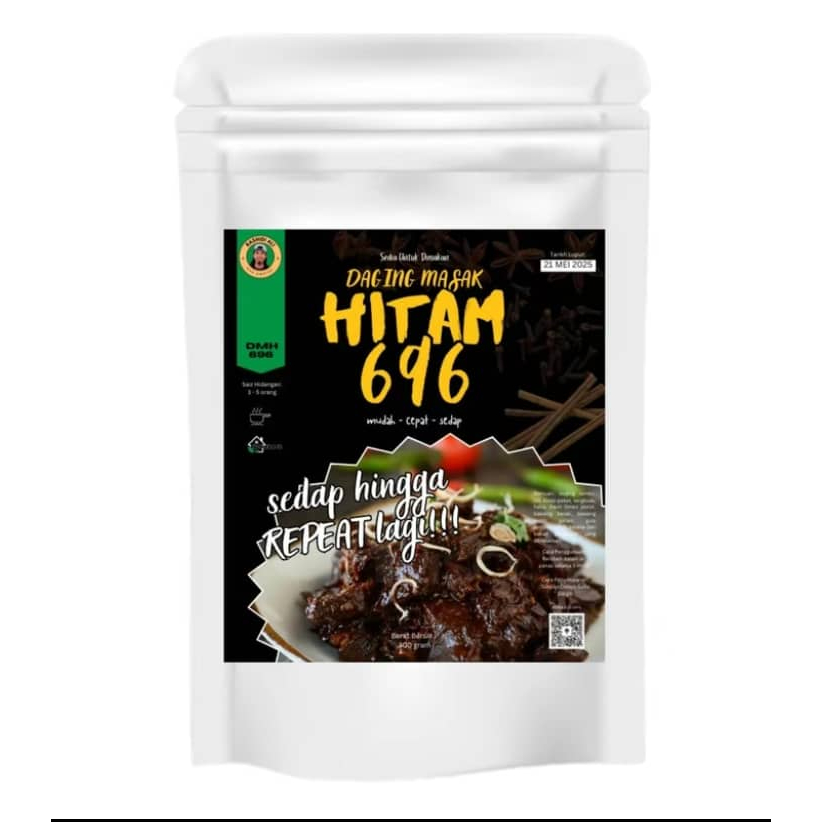 (DMH 696) Daging Masak Hitam 696 by Rashidi Ali [150 gram] | Shopee ...