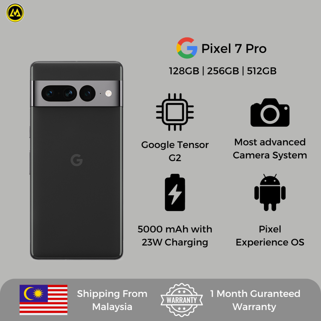 美品 Goog Pixel 7 pro 128GB ブラック（Google Pixel 7 Pro 国内版SIM  