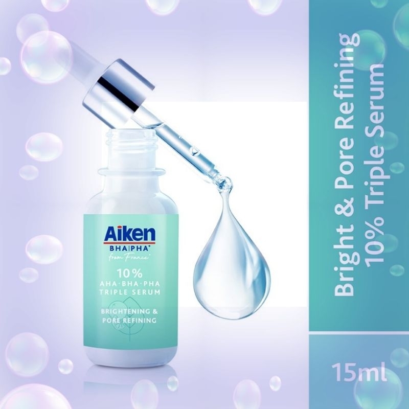 AIKEN BHA PHA Bright Pore Refining 10% AHA BHA Triple Serum 15ml ...