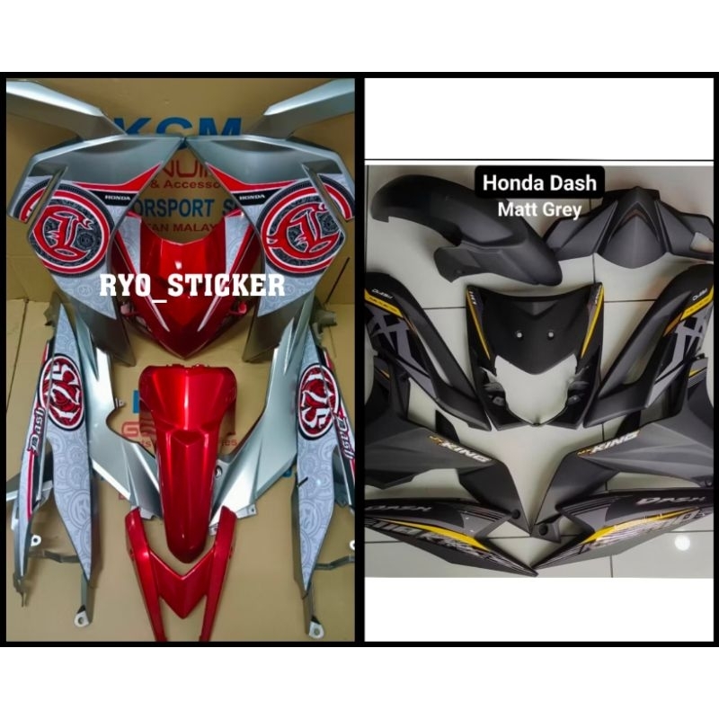 STICKER HONDA DASH 110/125 V1 V2 V3 V4 V5 MX KING/BATIK/CHOI NAGA ...