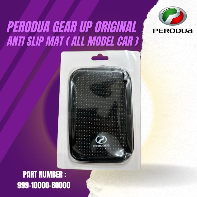 ORIGINAL PERODUA Gear Up Anti Slip Mat ( Universal Car ) | Shopee Malaysia