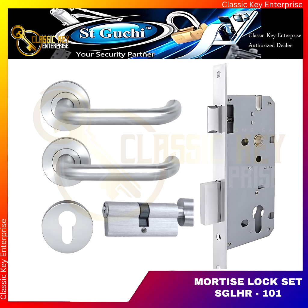 St Guchi Mortise Door Lock Lever Handle SIRIM Approved (SGLHR-101 ...