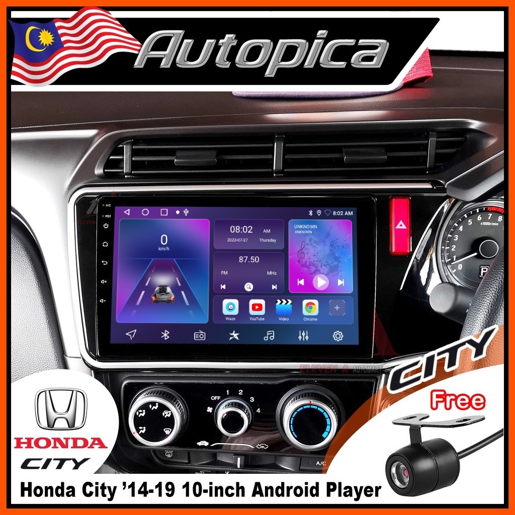[4GB/8GB RAM] Honda City '14-19 8257/7862S Octa Core 10" IPS Screen ...