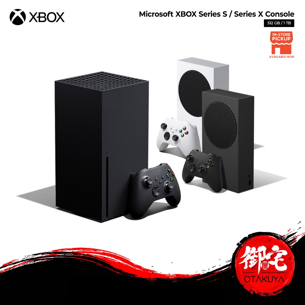 【2025 SALE】Microsoft XBOX Series S 512GB / Series X 1TB Console (1 Year