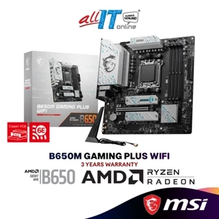 MSI B650M GAMING PLUS WIFI Micro ATX (mATX) AMD Gaming Motherboard | AMD AM5 Socket