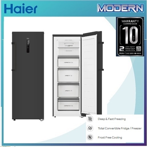 Haier 1 Door Frost Free Upright Freezer with Digital Temperature