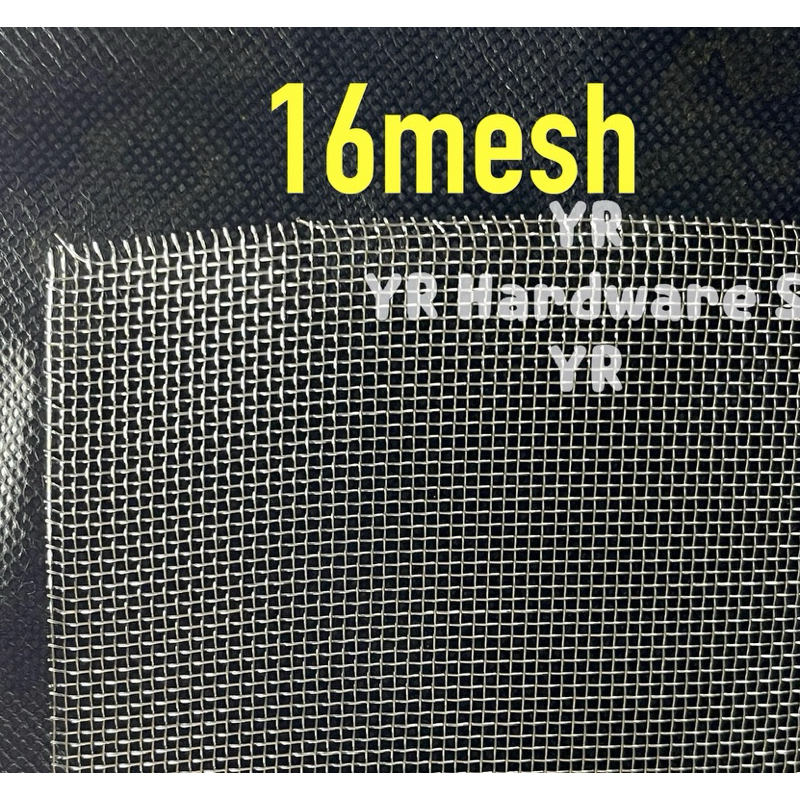 16mesh Stainless Steel Wire Mesh SS304 Netting 16 mesh | Shopee Malaysia