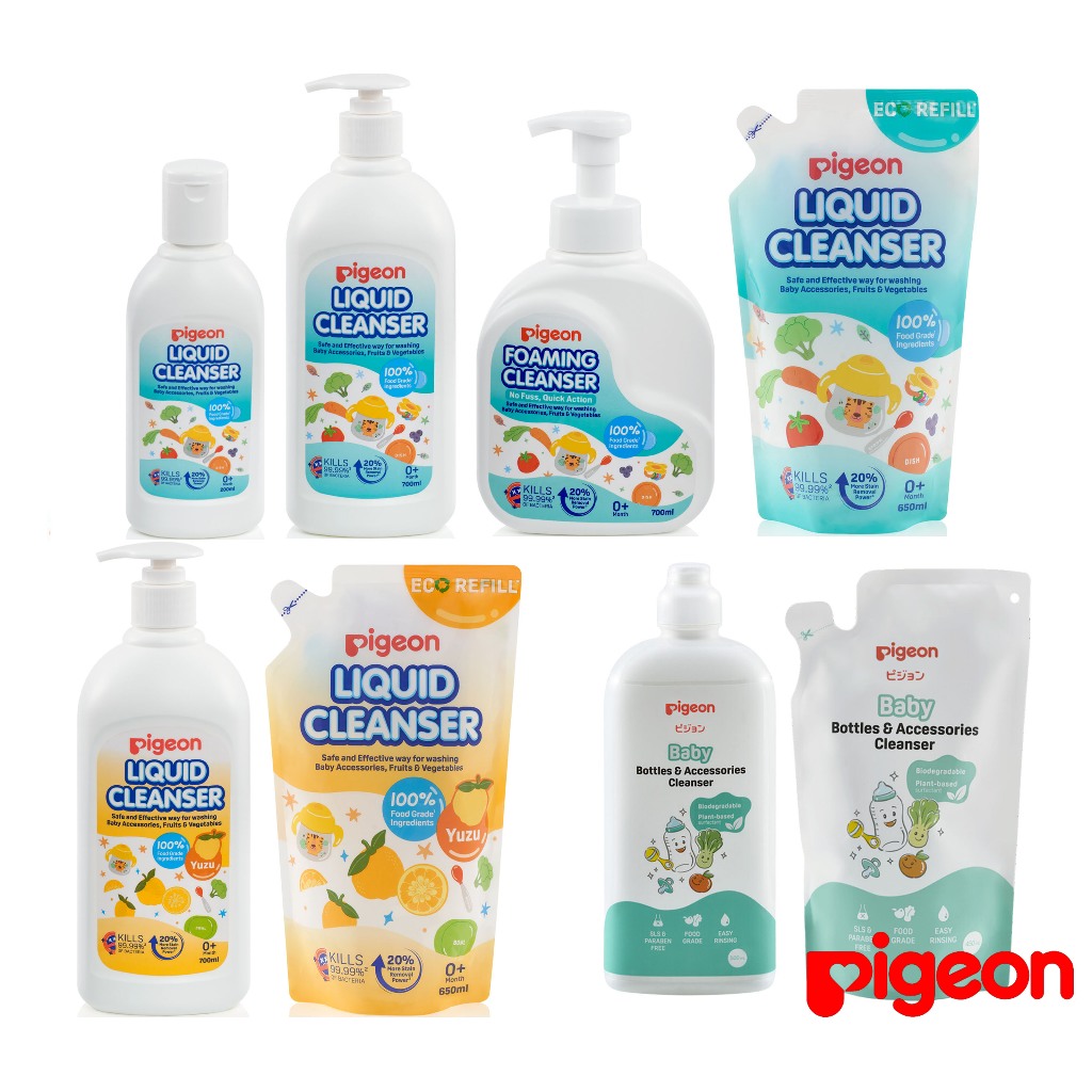 PIGEON Liquid Cleanser Baby Bottles Accessories (200ml), (450ml