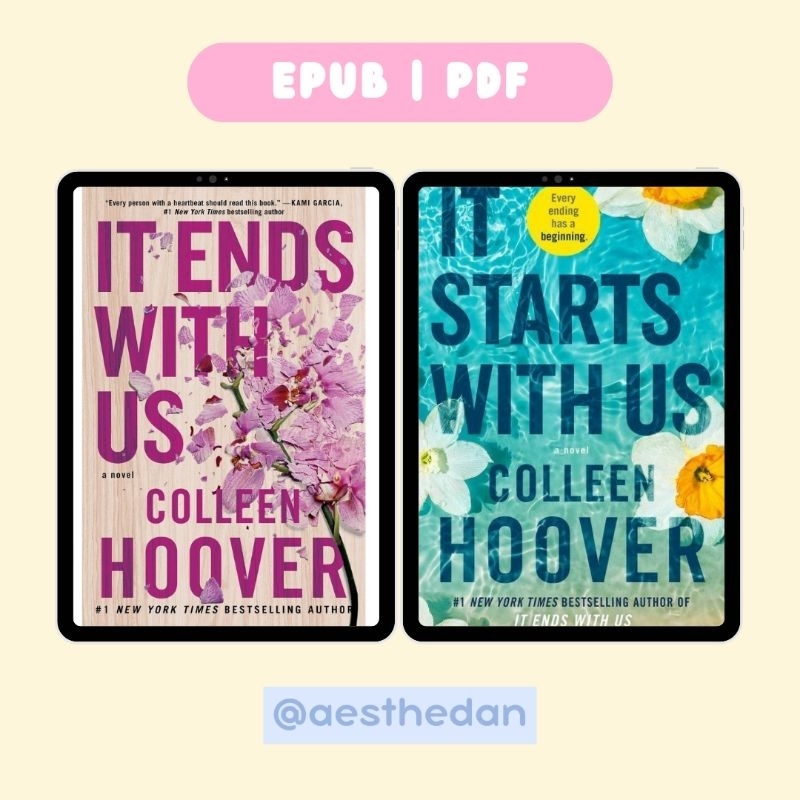 it ends with us it starts with us | by colleen hoover epub digital book ebook pdf file novel ...