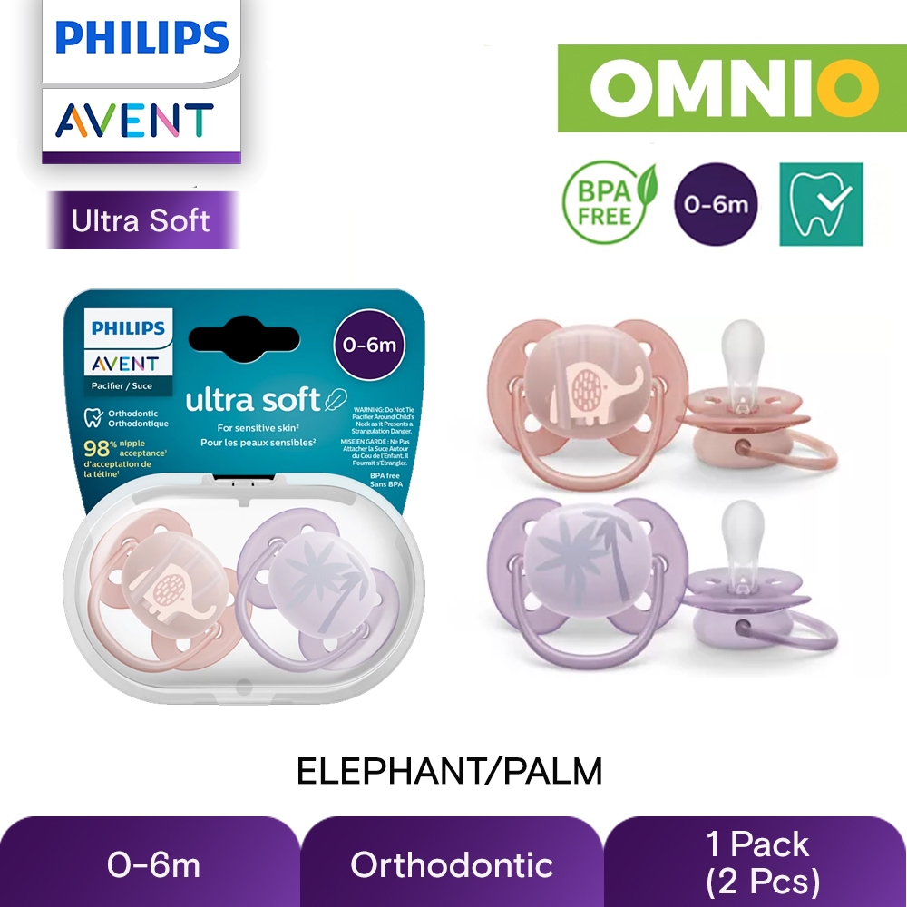 Compra Philips Avent 2 chupetes ultra soft 6-18m neutral al mejor precio