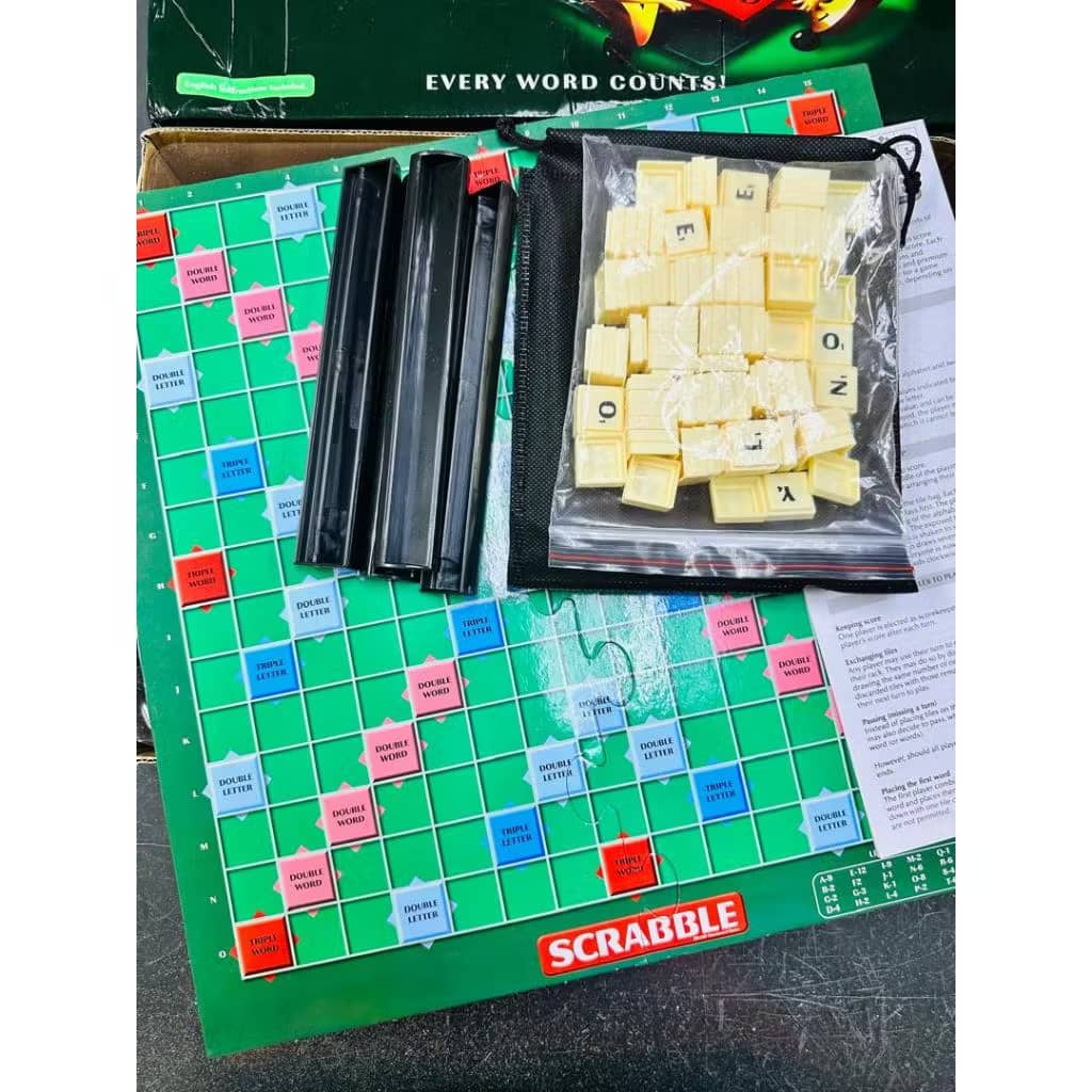 55023 SCRABBLE LETTER MATCHING WORD BOARD GAMES SET | Shopee Malaysia