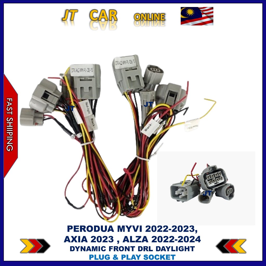 PERODUA MYVI 2022-2023, AXIA 2023 , ALZA 2022-2024 Dynamic Front DRL ...