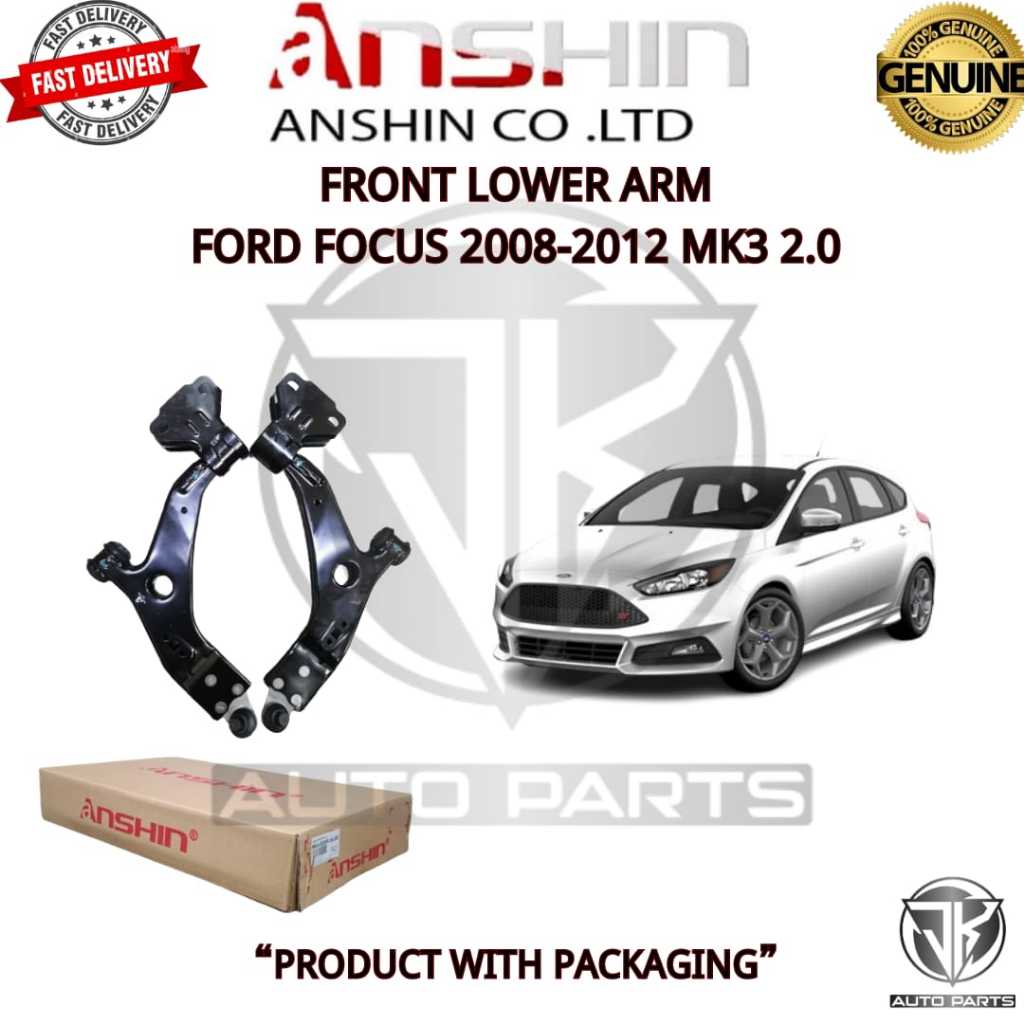 #ANSHIN#JAPAN FRONT LOWER ARM FORD FOCUS 2008-2012 MK3 2.0 (MAA-BV61-3A ...