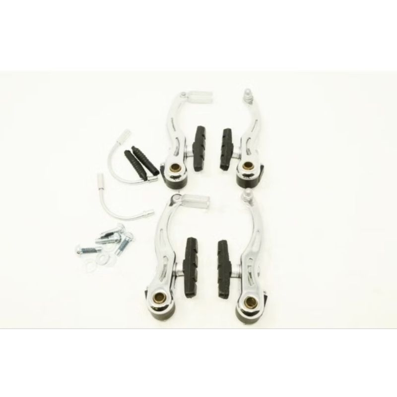 BICYCLE MTB FRONT AND REAR STEEL V-BRAKE KIT | Shopee Malaysia