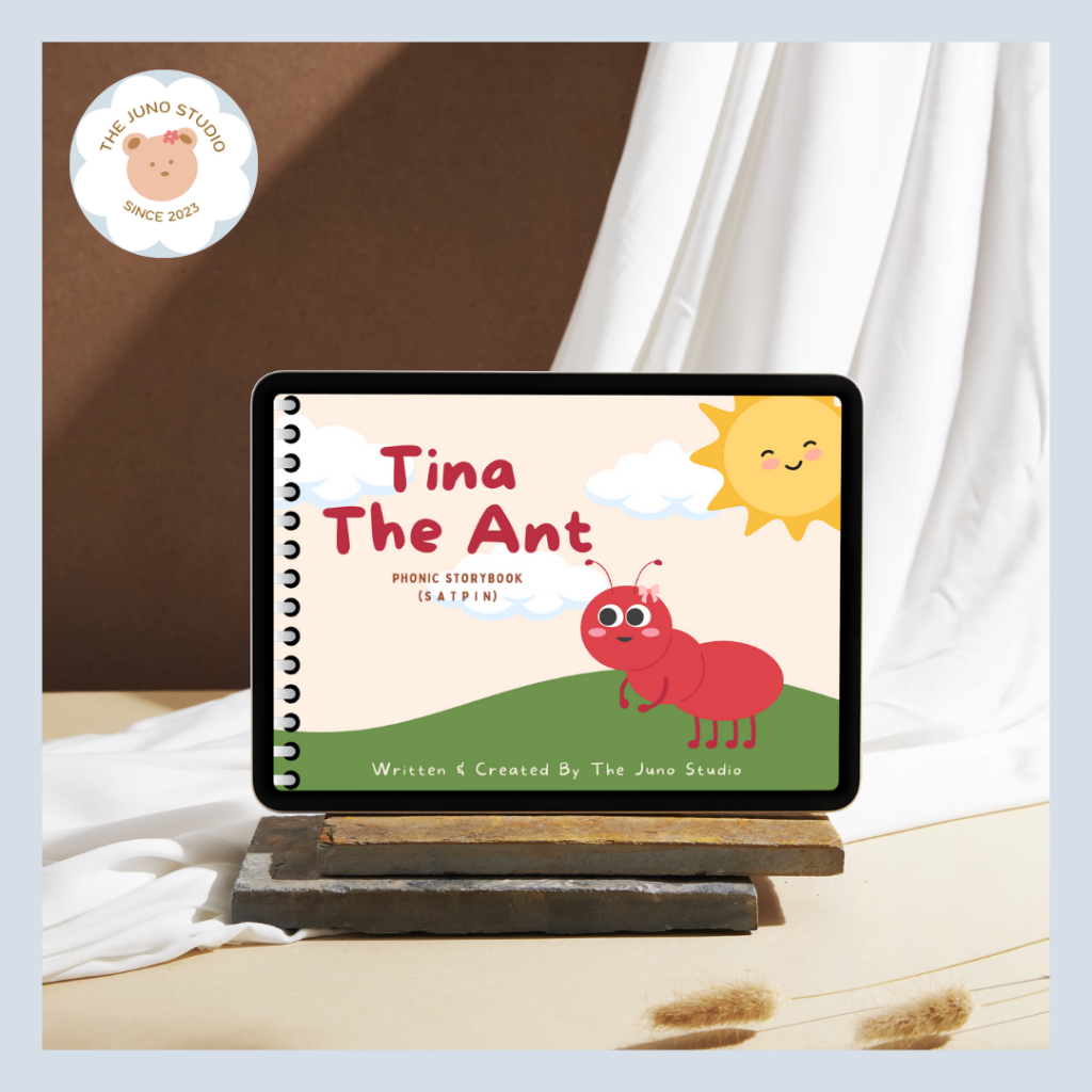 DIGITAL FLIP BOOK: TINA THE ANT (PHONIC STORYBOOK - S A T P I N ...