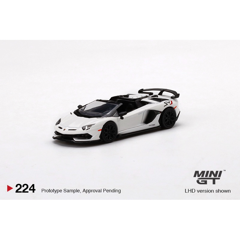 MINI GT 1:64 Lamborghini Aventador SVJ Roadster - Bianco Canopus ...