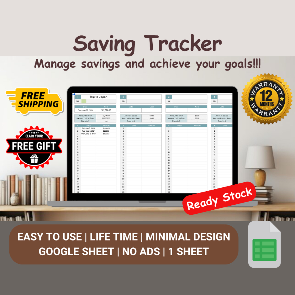 Student Saving Tracker Automated Budget Financial Google Sheet Task ...