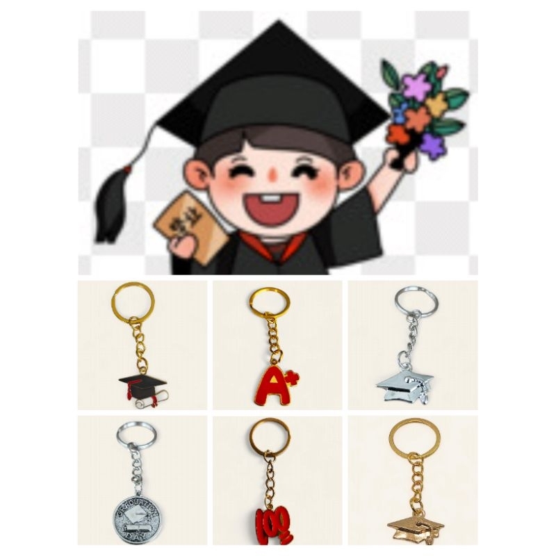 Graduation Keychain 100% A+ Bachelor cap | Shopee Malaysia