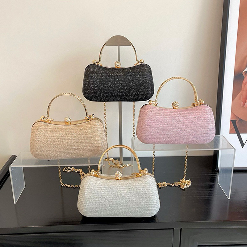 NEW Evening Clutch Purse for Women Formal Handbags Sparkling Wedding Glamour Glitter Crossbody Women Bags Shopee Malaysia