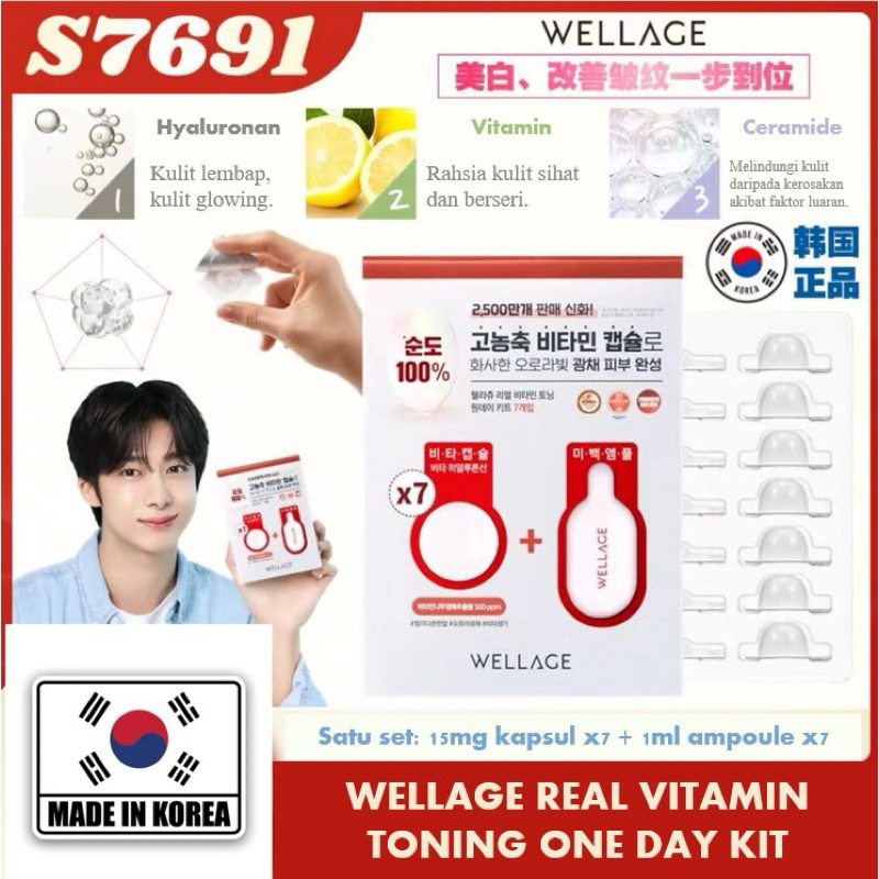 WELLAGE Set Kapsul Vitamin (1 kotak) | Shopee Malaysia
