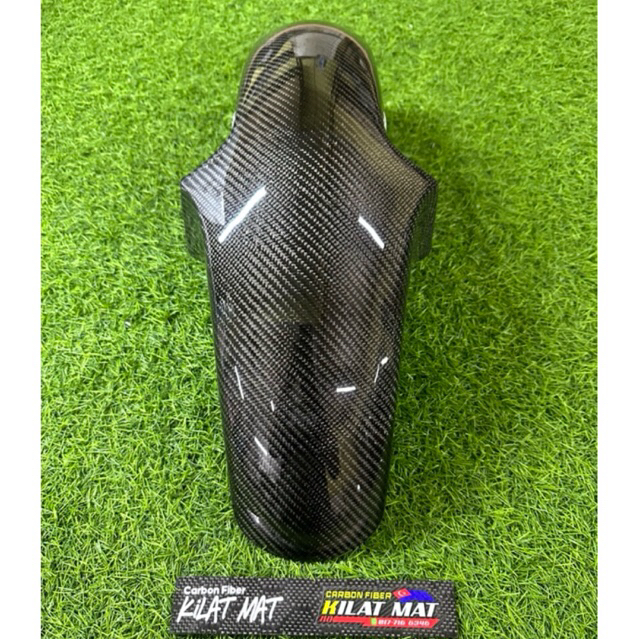 Carbon Fiber Wrap RXZ Mudguard Depan Cutting (BlackTwill) ‼️PREORDER‼️ ...