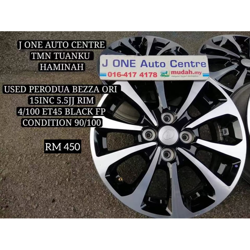 USED PERODUA BEZZA ORI 15inc RIM FOR VIVA AXIA BEZZA | Shopee Malaysia