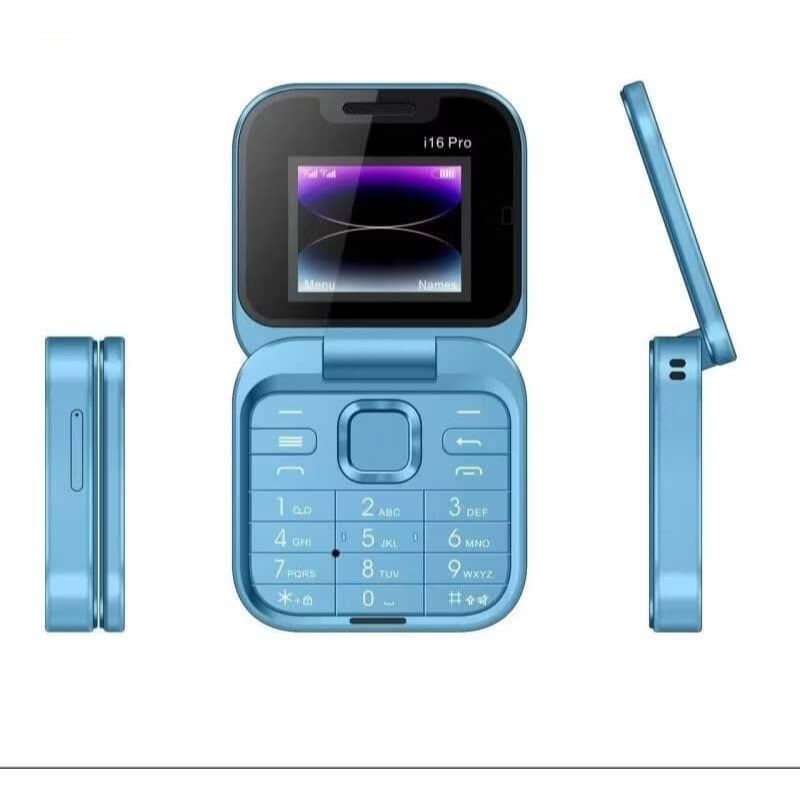 New F15 Mini folding flip phone 2.0 screen dual SIM button phone ...