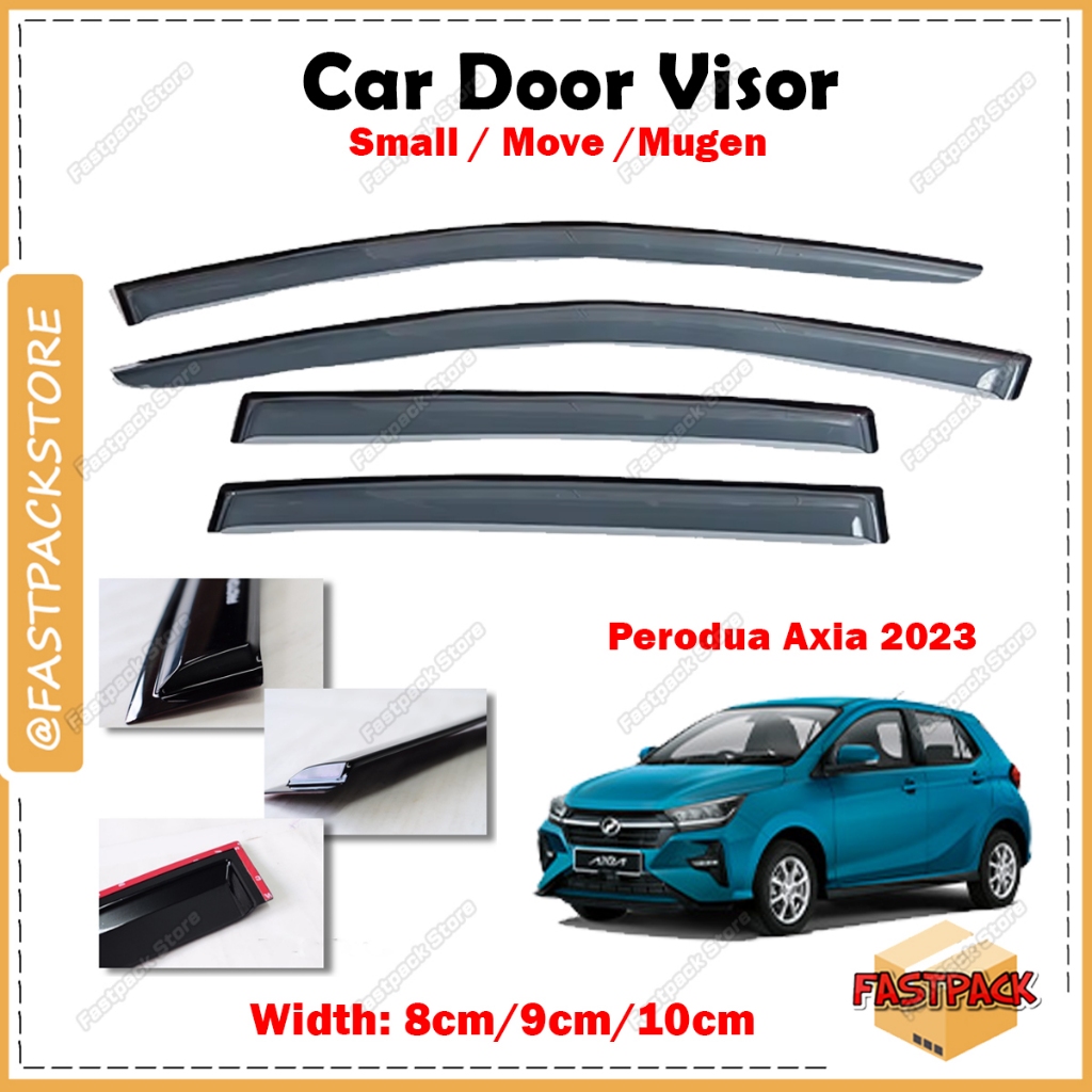 For Perodua Axia 2023 Air Press Window Door Visor Wind Deflector Avoid ...
