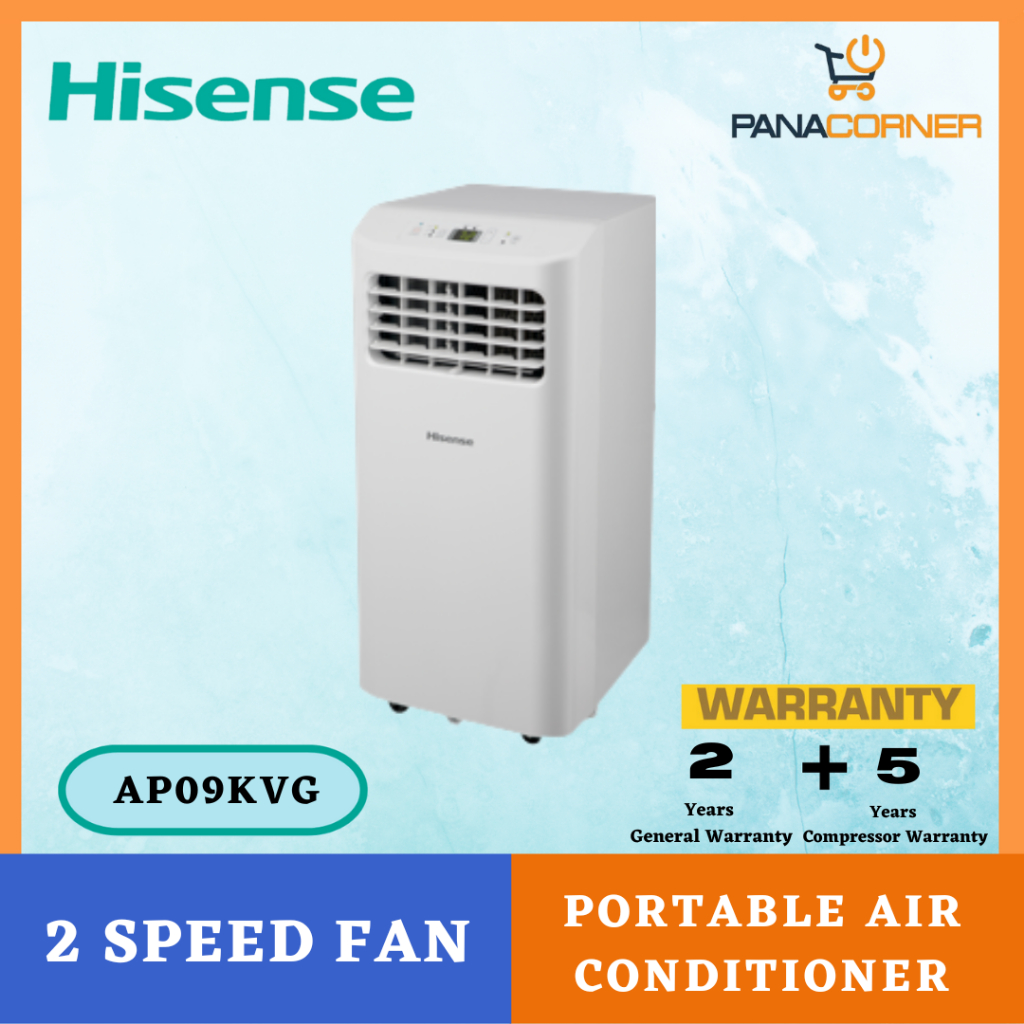 Hisense R32 Portable Air Conditioner AP09KVG1 (1.0 HP) / AP12NXG1 (1.5 ...