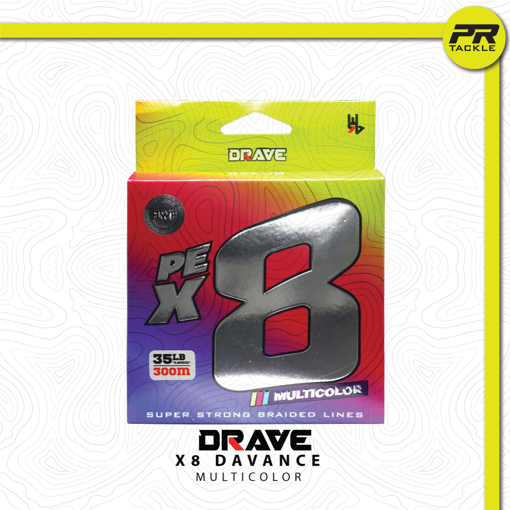 DRAVE X8 MULTICOLOR CASTING & JIGGING 300M | Shopee Malaysia
