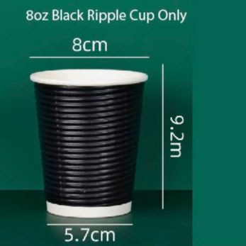 (READY STOCK)Ripple-Wall Take Away Paper Cup/Paper Hot Cup With Lid ...