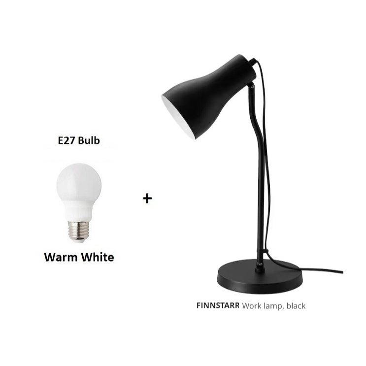 IKEA FINNSTARR LED Work Lamp Table Lamp Lampu Meja Lampu Kerja 台灯 桌灯 Warm White