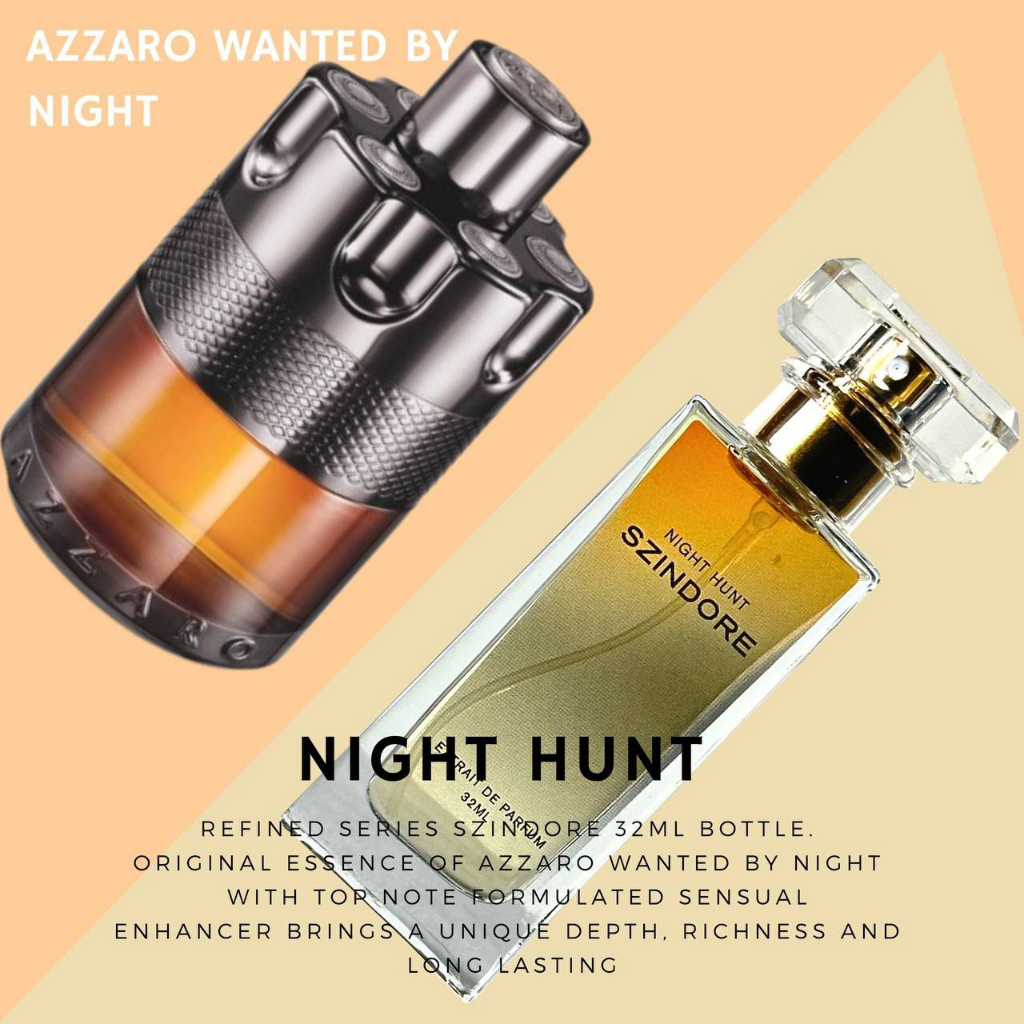 Szindore NIGHT HUNT perfume for men Shopee Malaysia