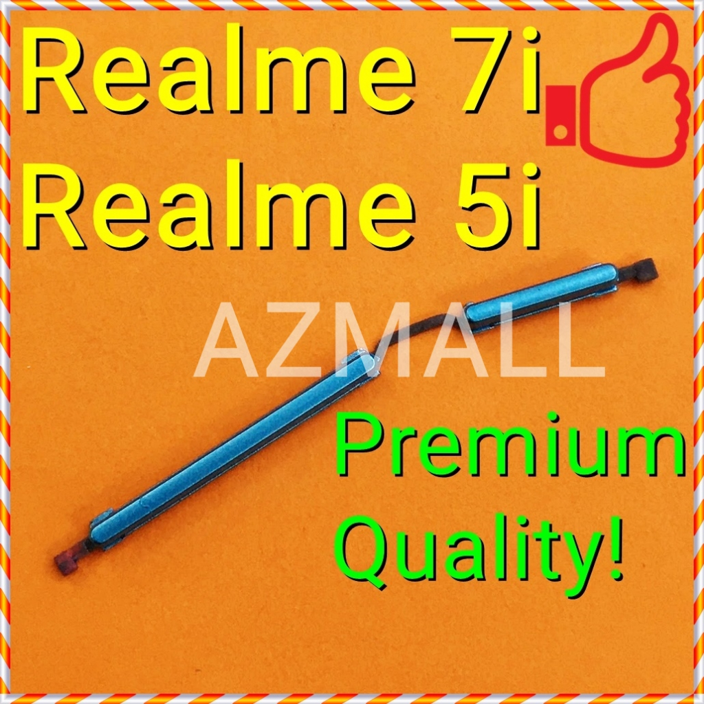 (2 Colors) NEW ORI On /Off Power Volume Side Buttons Set for Realme 7i ...