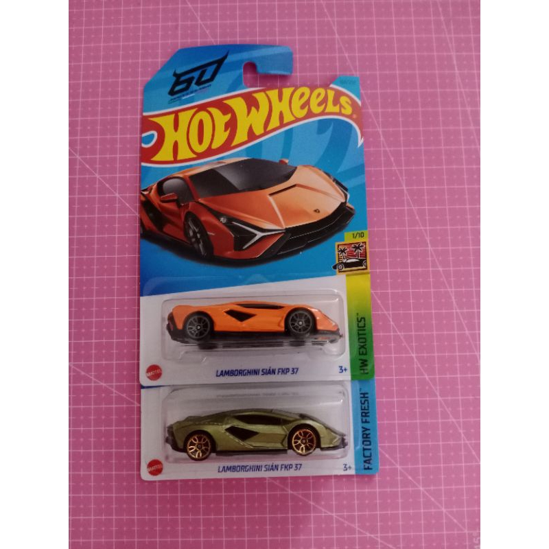 Hot Wheels Lamborghini Sian Fkp 37 Mattel Diecast Shopee Malaysia 9393