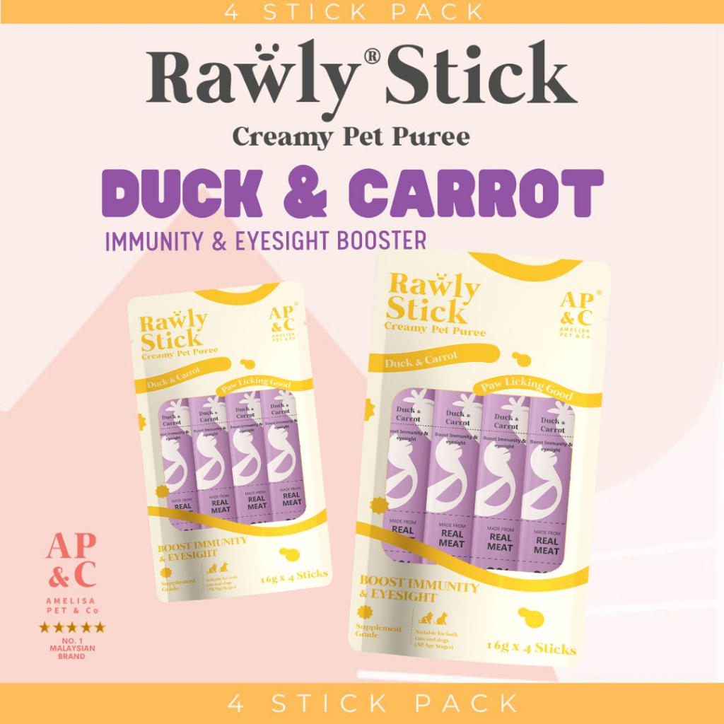 Amelisa Pet & Co. Rawly Stick Pet Puree (4 Stick / Packet) | Shopee ...