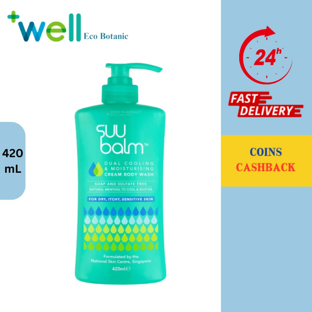 Suu Balm Dual Cooling & Moisturizing Cream Body Wash / Kids Dual