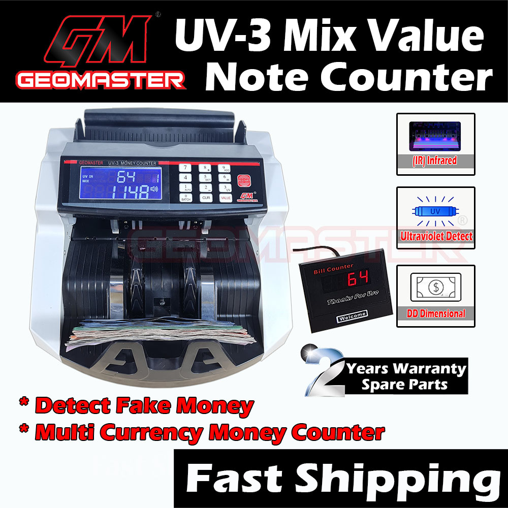 Geomaster Money Counter Machine , Bank Note Counter , Value Counter ...