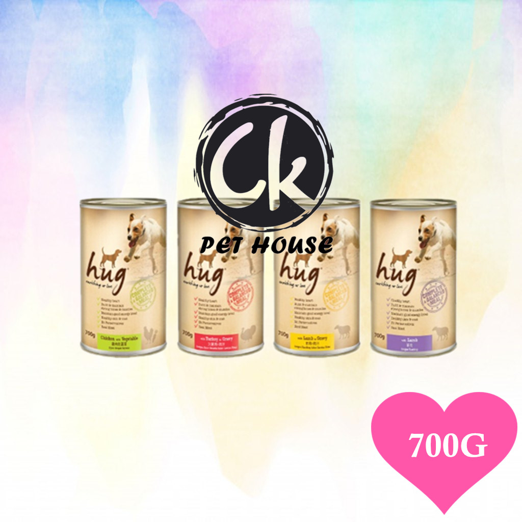 HUG Chicken Lamb Turkey Gravy Vegetables Dog Canned Wet Food 700G ...