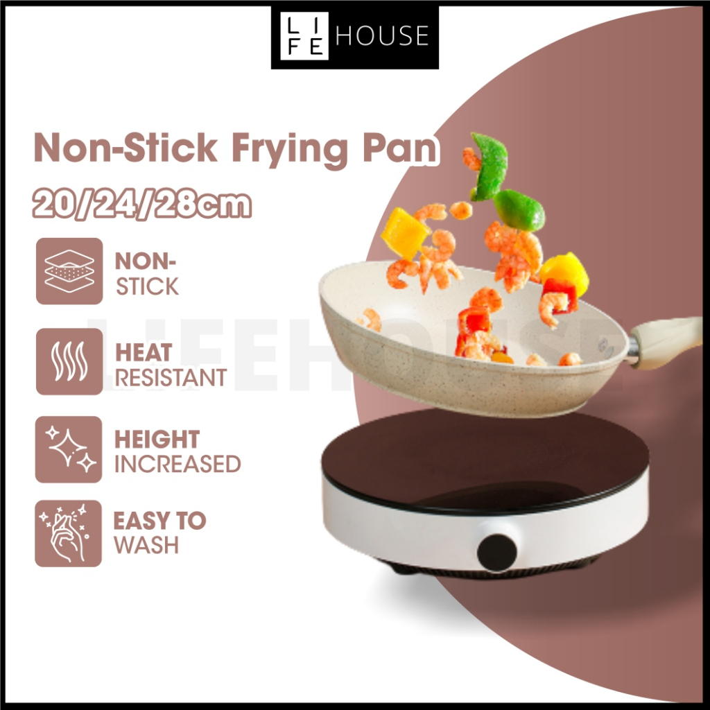 [High Quality] Japanese Rice Stone Non Stick Pan Ceramic Frying Pan Non ...