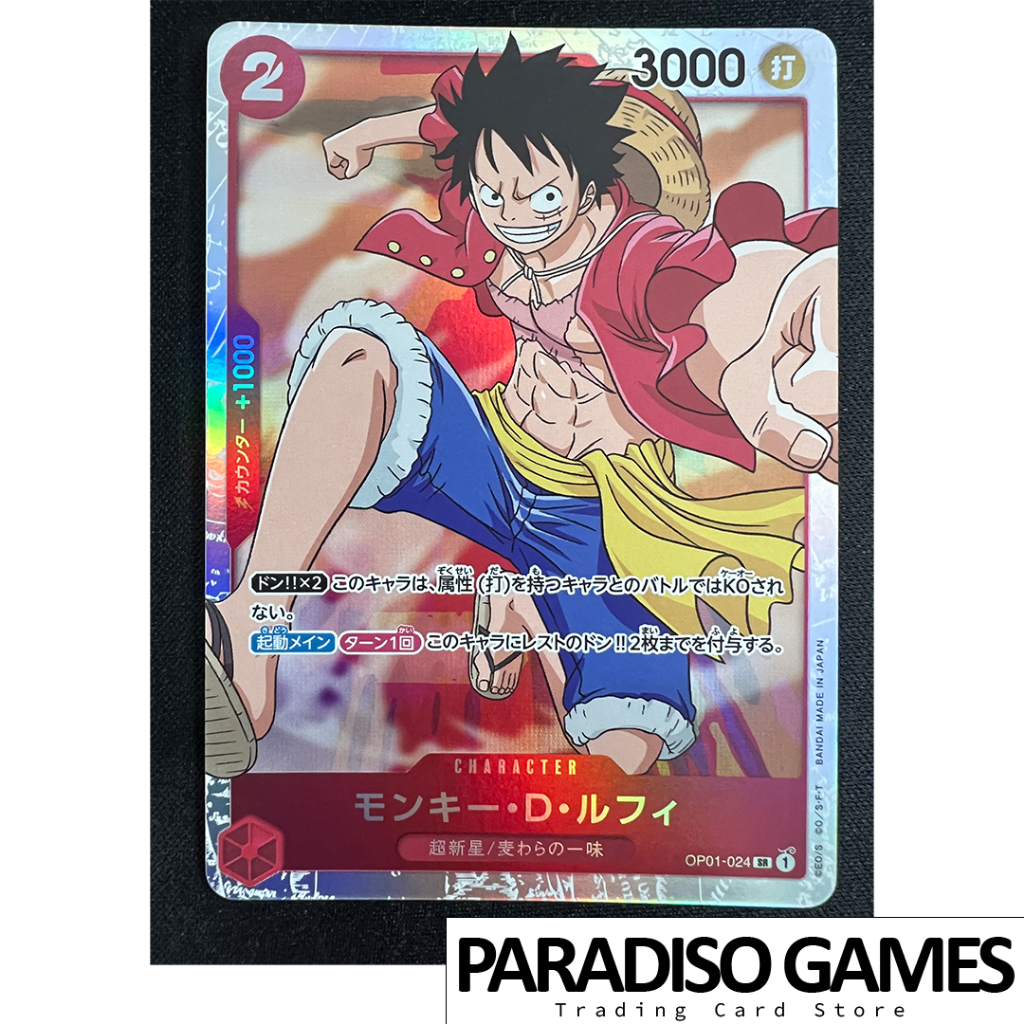 One Piece - OP01-024 - (SR) Monkey.D.Luffy | Shopee Malaysia