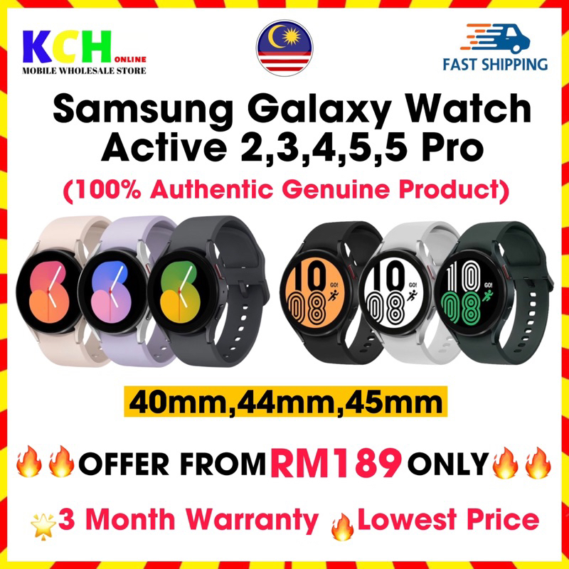 【DEMO UNIT】Samsung Galaxy Watch 5,4C,4 R900,3 R860 41MM/45MM Heart Rate ...