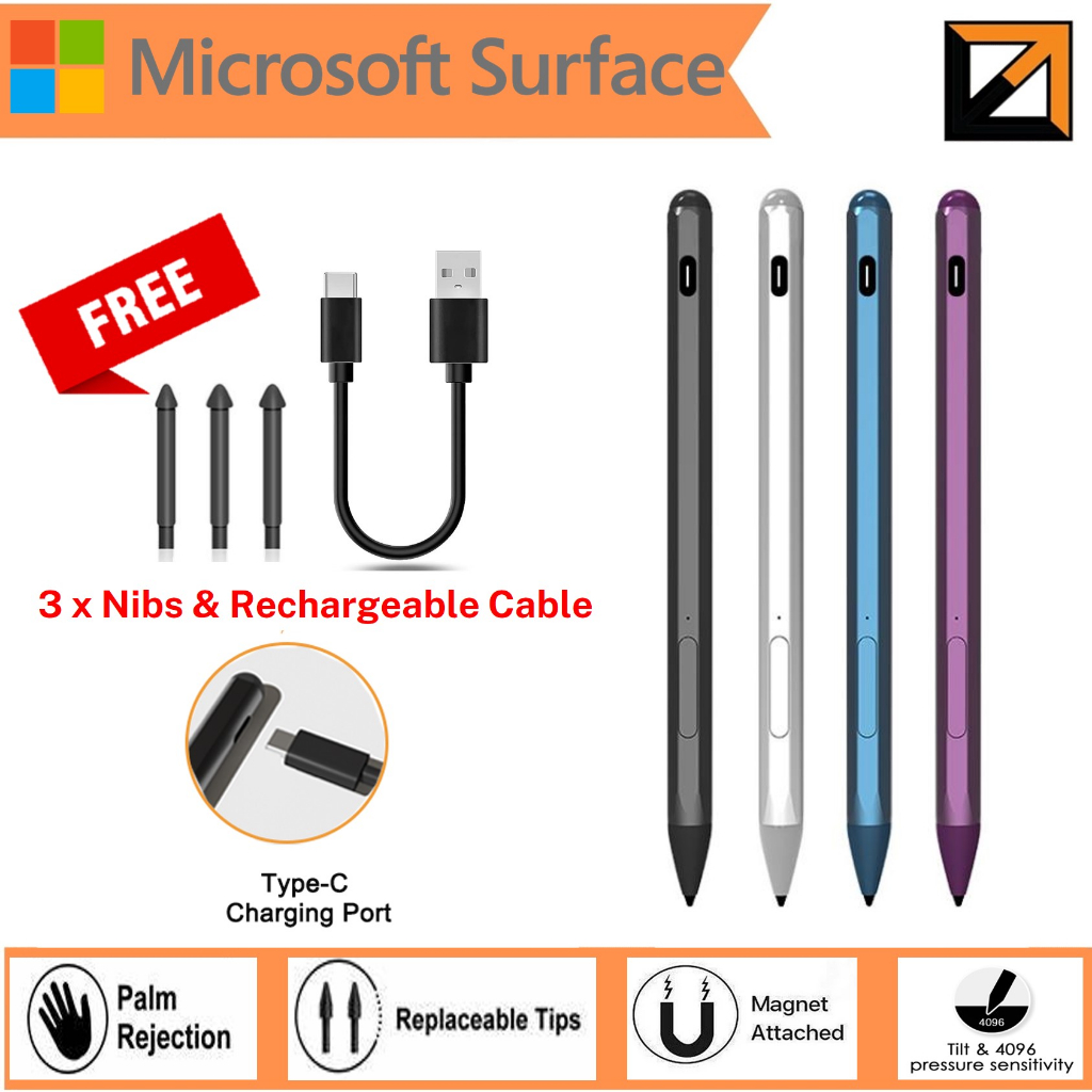 Microsoft Surface Pro 9/8/7/6/5/ Surface Go 3/2/Book 1/2/3/Latpop 1/2/3 ...